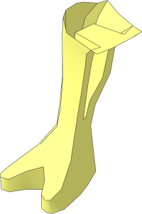 ~Animal Ostrich - Right Leg