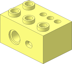 Electric Brick  2 x  3 Sensor Light 4.5V