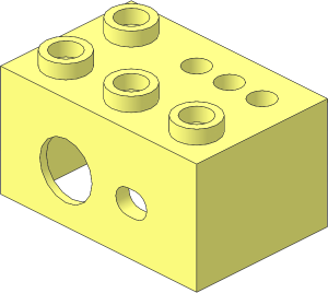 Electric Brick  2 x  3 Sensor Light 4.5V Top