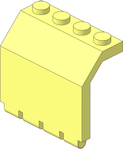 Hinge Panel  2 x  4 x  3.333