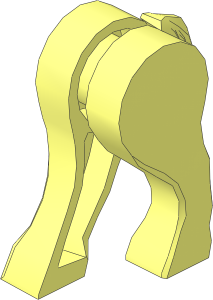 Animal Horse Poseable Rear Legs