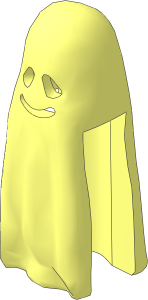 Minifig Ghost Shroud