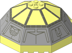Windscreen 10 x 10 x  4 Octagonal Canopy w/ TIE Advanced Pattern