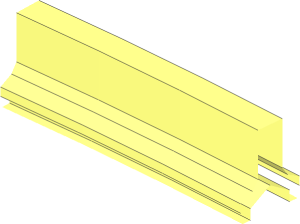 ~Train Track 6 Studs Wide Switch - Rails Outer