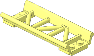 Train Track Roller Coaster Straight  4 x  8