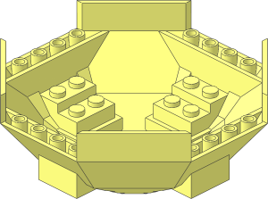 Cockpit 10 x 10 x  4 Octagonal Base
