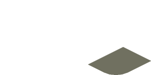 ~Sticker  0.8 x  1.9 with Dark Grey Lines on White Background Back Right - Sixth Face