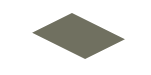 ~Sticker  0.8 x  1.9 with Dark Grey Lines and Black Air Vent on White Background - First Face