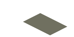 ~Sticker  0.8 x  1.9 with Dark Grey Lines on White Background Front Left - Sixth Face