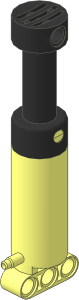 Technic Pneumatic Pump  2 x  2 with  3L Beam (Extended)