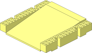 Platform 16 x 16 x  2 & 1/3 Ramp
