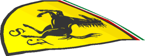 ~Logo Ferrari Badge Rounded (since 1990) Formed