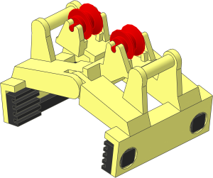 Container Lifting Grab Tool - Closed