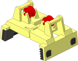 Container Lifting Grab Tool - Open