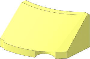 ~Windscreen  2 x  4 x  1 Curved Half