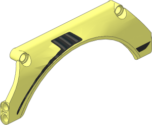 =Technic Panel 15 x  2 x  5 Mudguard Arched with Vent Grid Right Pattern