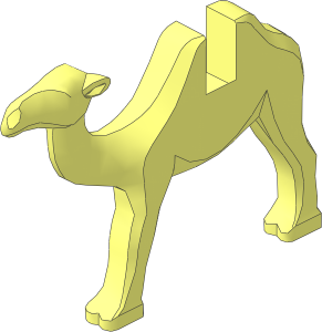 ~Animal Camel Body Half Left
