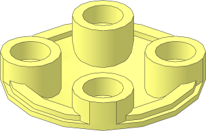 Dish  2 x  2 with Rim