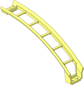 Train Track Roller Coaster Ramp  4 x 16 x  6 S-Shape Upper