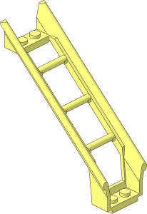 Train Track Roller Coaster Ramp  4 x  8 x  6 Straight