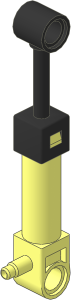 Technic Pneumatic Pump  1 x  1 x  6 with Reinforced Base (Extended)