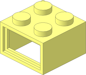 ~Electric Lightbrick  2 x  2 Type 2 12V Case