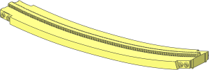 Monorail Track Ramp Lower Section