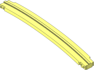 Monorail Track Ramp Upper Section