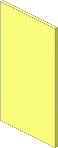 ~Glass for Door  1 x  3 x  4