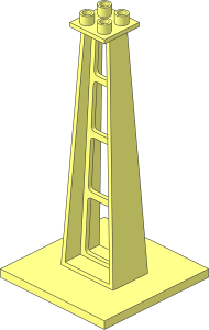 Support  6 x  6 x 10 Stanchion