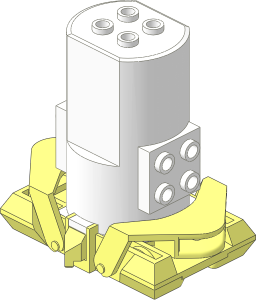 Monorail Motor with White Motor Unit (Complete)