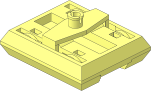 Monorail Wheel Chassis Assembly (Complete)