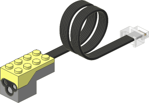 Electric Power Functions 2.0 Boost Colour & Distance Sensor with Coiled Cable
