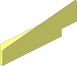Wedge  1 x  5 Straight Right