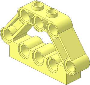 Technic Brick  5 x  3 x  1 with  8 Pegholes and  2 Studs