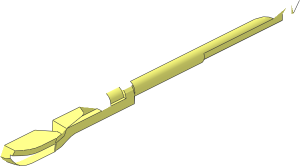 ~Arrow with Solid Shaft Quarter