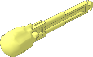 Arrow with Solid Shaft and Liquid Shaped Tip