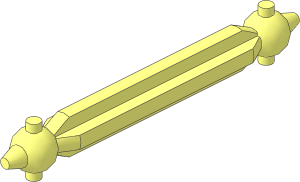 Technic Wheel Spindle Axle Driver Bar  5L