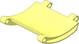 Technic Panel Cylinder D=15 60°