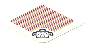 Sticker 1.8 x 1.8 with Bar Code and Eep Cheep