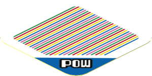 Sticker 1.8 x 1.8 with Bar Code and POW Block