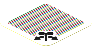Sticker 1.8 x 1.8 with Bar Code and Hammer Turntable
