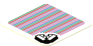 Sticker 1.8 x 1.8 with Bar Code and Piranha Plant