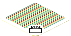 Sticker 1.8 x 1.8 with Bar Code and Koopa Troopa