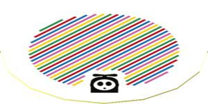 Sticker 1.8 x 1.8 with Bar Code and Fly Guy