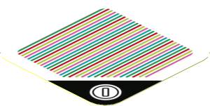 Sticker 1.8 x 1.8 with Bar Code and Coin