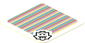 Sticker 1.8 x 1.8 with Bar Code and King Boo