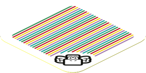 Sticker 1.8 x 1.8 with Bar Code and Koopa Paratroopa