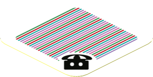 Sticker 1.8 x 1.8 with Bar Code and Parachute Bob-Omb