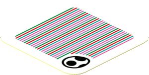 Sticker 1.8 x 1.8 with Bar Code and Yoshi Egg